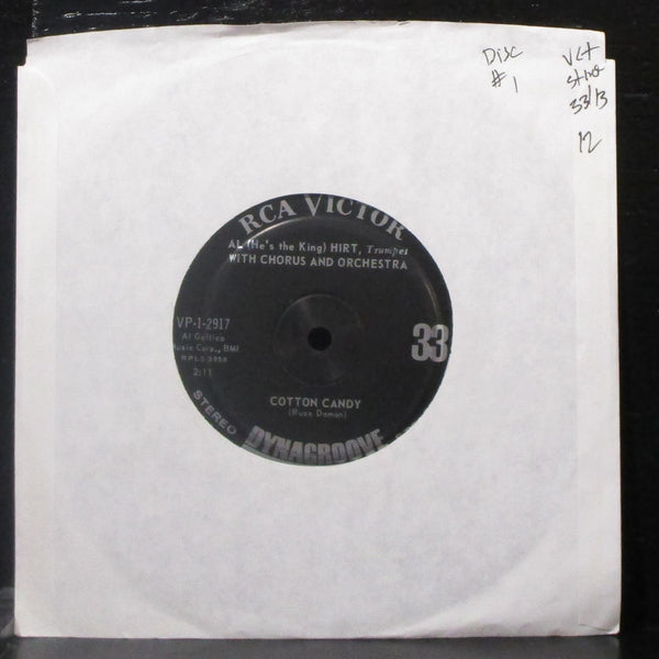 Al Hirt - Cotton Candy / Hello, Dolly! 7" VG+ Vinyl 33 RCA Victor VP-1-2917 USA - Shuga Records