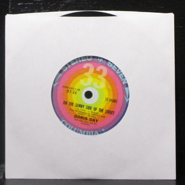 Doris Day - Ridin' High / On The Sunny Side Of The Street 7" VG+ Vinyl 33 USA - Shuga Records