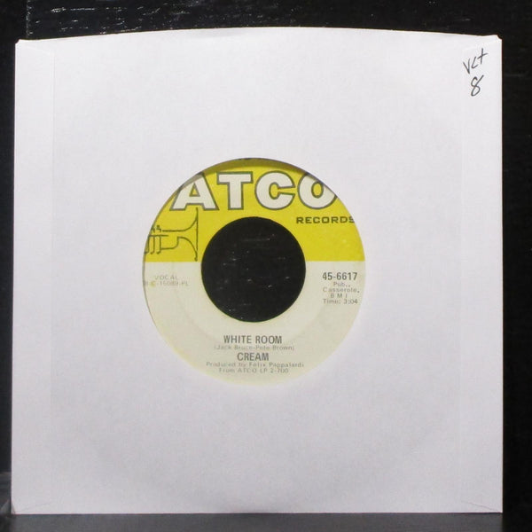 Cream - White Room / Those Were The Days 7" VG+ Vinyl 45 ATCO 45-6617 USA 1968 - Shuga Records