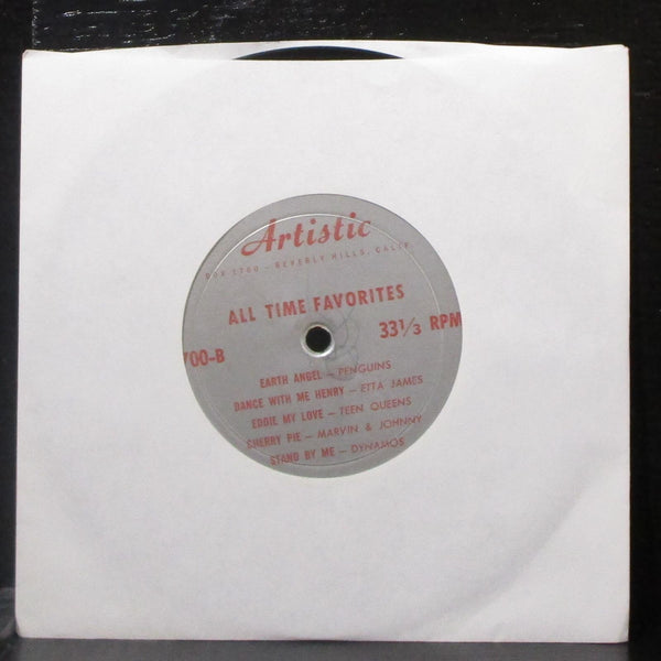 Various Artists - All Time Favorites EP 7" VG Vinyl 33 Artistic 700 USA - Shuga Records
