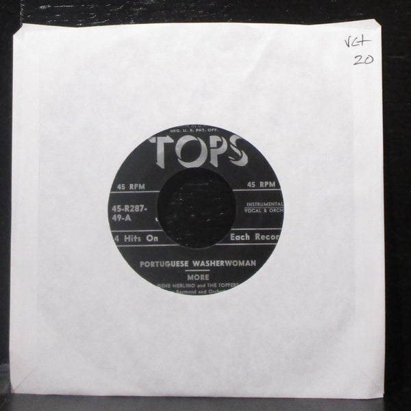 Various Artists - 4 Hits On Each Record EP 7" VG+ Vinyl 45-R287 Tops USA - Shuga Records