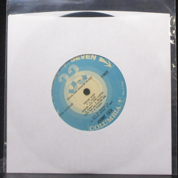 Johnny Cash - At Folsom Prison EP 7" VG+ Vinyl 33 Columbia 7-9639 USA 1968 - Shuga Records