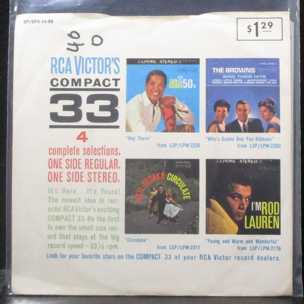 Various Artists - 4 Complete Selections EP 7" VG Vinyl 33 RCA Victor SP-33-99 - Shuga Records