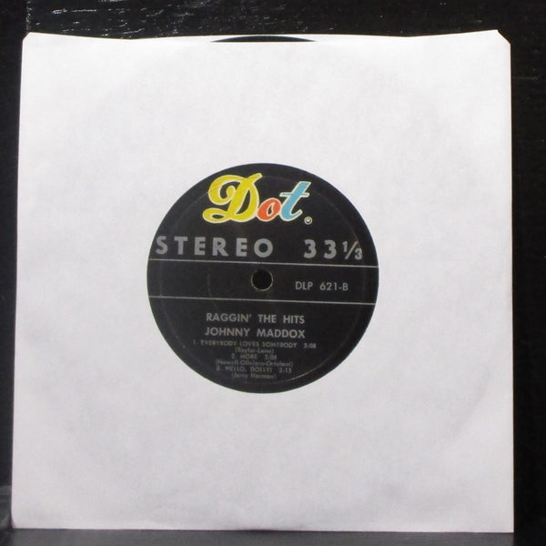 Johnny Maddox - Raggin' The Hits EP 7" VG Vinyl 33 Dot Records DLP 621 USA 1965 - Shuga Records