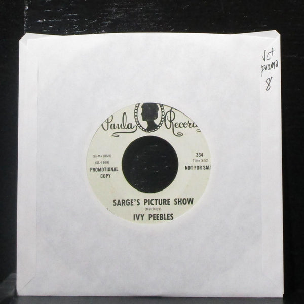 Ivy Peebles - Listen To The People / Sarge's Picture Show 7" VG+ Promo Vinyl 45 - Shuga Records