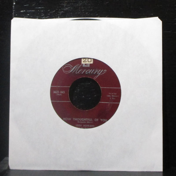 Eddy Howard - One Kind Word / How Thoughtful Of You 7" VG Vinyl 45 Mercury 1953 - Shuga Records