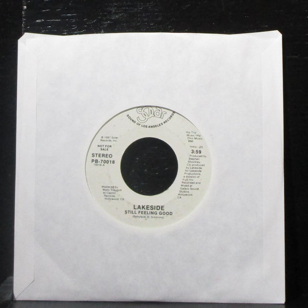 Lakeside - Still Feeling Good 7" VG+ Promo Vinyl 45 Solar PB-70018 USA 1987 - Shuga Records