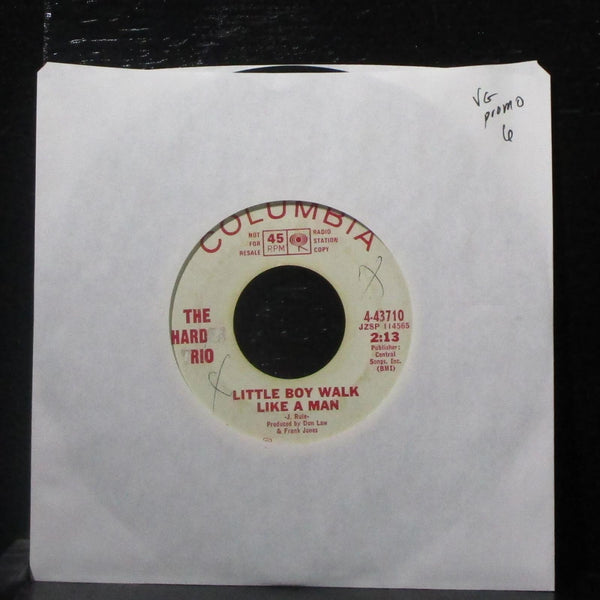 The Harden Trio - Little Boy Walk Like A Man / Dear Brother 7" VG Promo Vinyl 45 - Shuga Records
