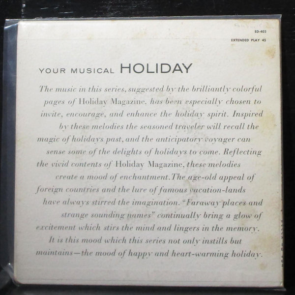 Pepe Gonzalez - Your Musical Holiday In Mexico EP 2x7" Mint- Vinyl 45 Decca - Shuga Records