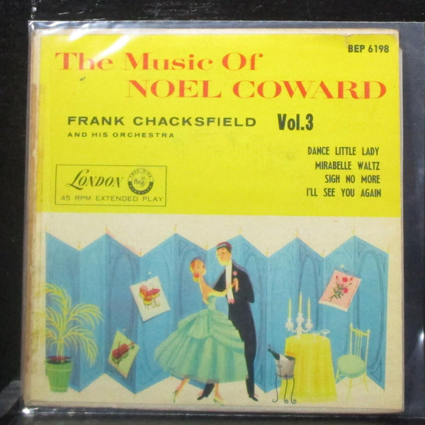 Frank Chacksfield - The Music Of Noel Coward Vol. 3 Ep 7" VG+ Vinyl 45 London UK - Shuga Records