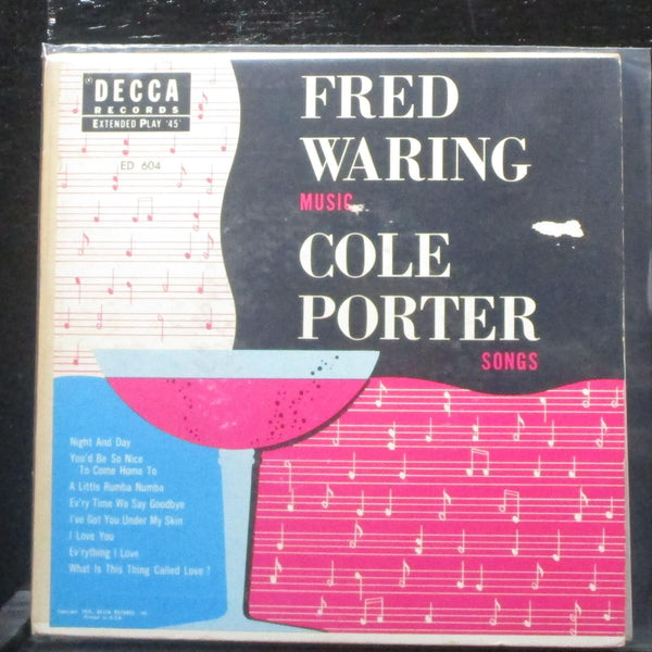 Fred Waring Music-Cole Porter Songs EP 2x7" VG+ Vinyl 45 Decca ED 604 USA 1954 - Shuga Records