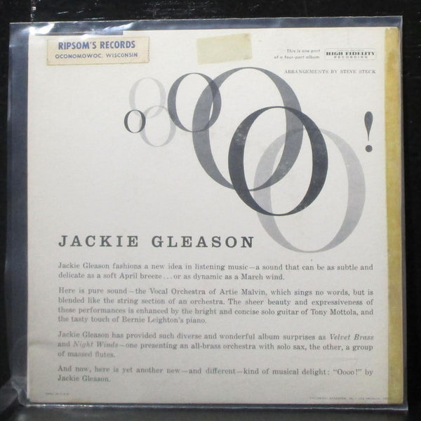 Jackie Gleason Presents "Oooo!" Part 2 EP 7" VG+ Vinyl 45 Capitol EAP 2-905 USA - Shuga Records