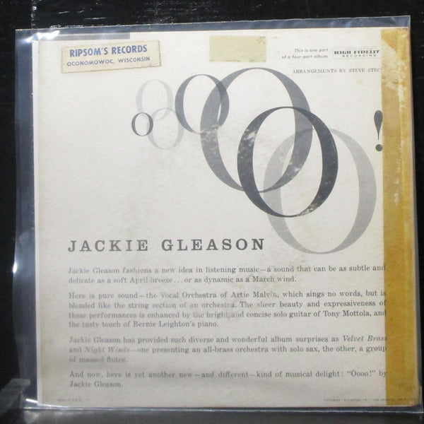 Jackie Gleason Presents "Oooo!" Part 4 EP 7" VG+ Vinyl 45 Capitol EAP 4-905 USA - Shuga Records