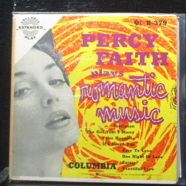 Percy Faith Plays Romantic Music EP 2x7" VG+ Vinyl 45 Columbia B-379 USA - Shuga Records