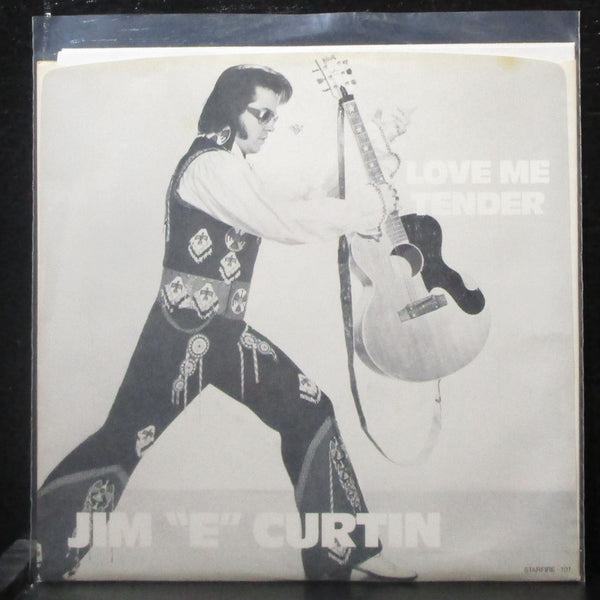 Jim "E" Curtin - Love Me Tender 7" Mint- Red Vinyl 45 Star Fire S-101 USA 1977 - Shuga Records