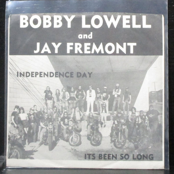 Bobby Lowell & Jay Fremont - Independence Day 7" VG+ Picture Sleeve Only Roto - Shuga Records