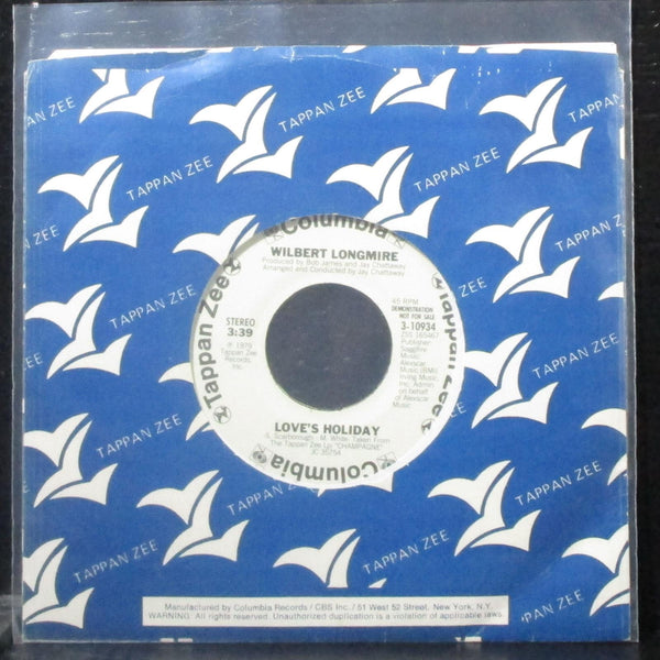 Wilbert Longmire - Love's Holiday 7" Mint- Promo Vinyl 45 Tappan Zee 3-10934 USA - Shuga Records