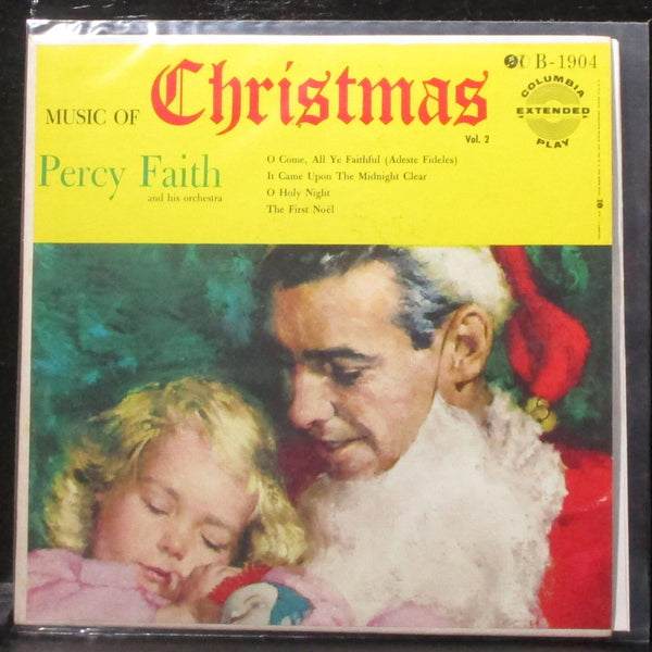 Percy Faith - Music Of Christmas Vol. 2 EP 7" VG Vinyl 45 Columbia B-1904 USA - Shuga Records