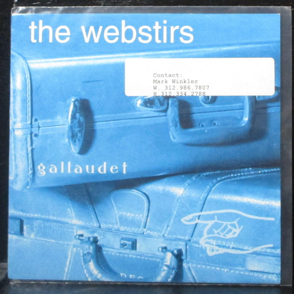 The Webstirs - Gallaudet / Liberty Camp 7" Mint- Gold Vinyl 45 Ginger GR004 USA - Shuga Records