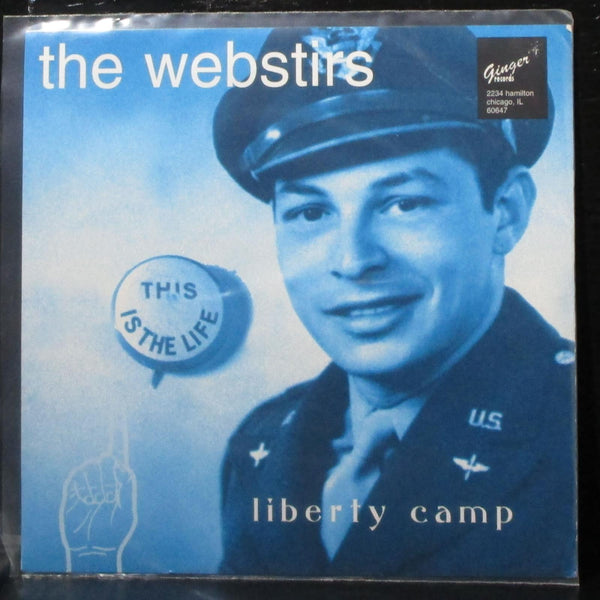 The Webstirs - Gallaudet / Liberty Camp 7" Mint- Gold Vinyl 45 Ginger GR004 USA - Shuga Records