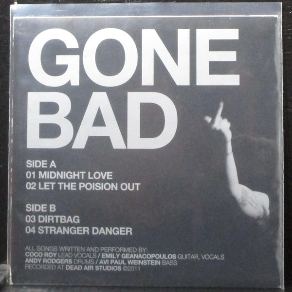 Gone Bad EP 7" Mint- Vinyl 33 GONEBAD-01 USA 2011 - Shuga Records