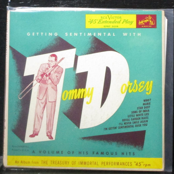 Tommy Dorsey - Getting Sentimental With Tommy Dorsey EP 2x7" VG Vinyl 45 RCA - Shuga Records
