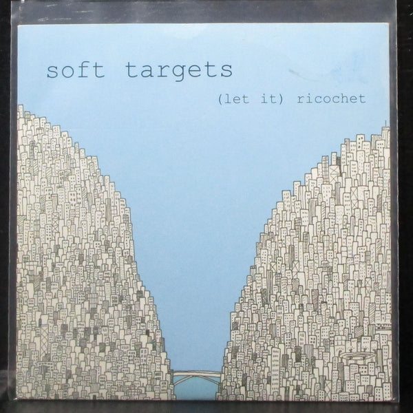 Soft Targets - Ricochet / Straight Line 7" VG+ Vinyl 45 Roostercow RC008 USA - Shuga Records