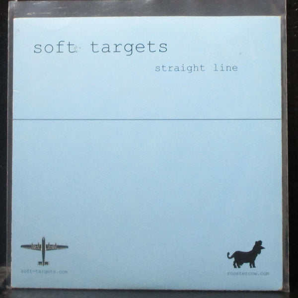 Soft Targets - Ricochet / Straight Line 7" VG+ Vinyl 45 Roostercow RC008 USA - Shuga Records
