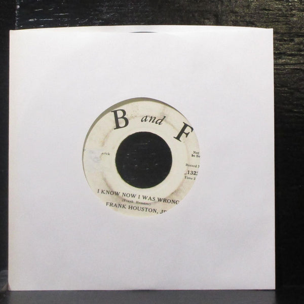 Frank Houston Jr. - Why Did You Lie 7" VG Promo Vinyl 45 B and F 1323 USA 1959 - Shuga Records