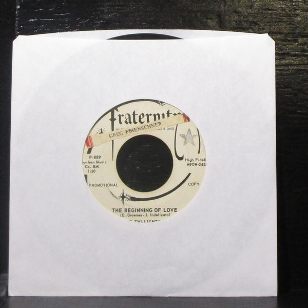 The Twi-Lighters - To Love In Vain 7" VG Promo Vinyl 45 Fraternity F-889 USA - Shuga Records