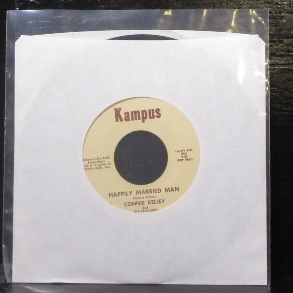 Connie Kelley & The Caveliers - Knock On Wood 7" VG+ Vinyl 45 Kampus PRP 9861/2 - Shuga Records