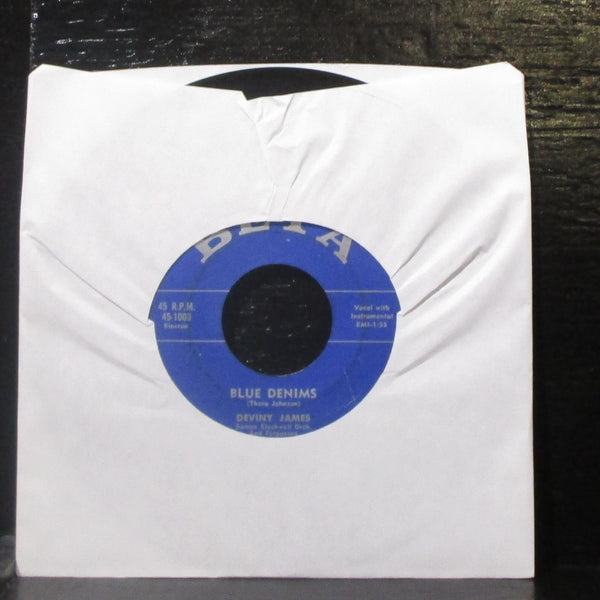 Deviny James - Little Girl / Blue Denims 7" VG- Vinyl 45-1006 Beta USA 1959 - Shuga Records