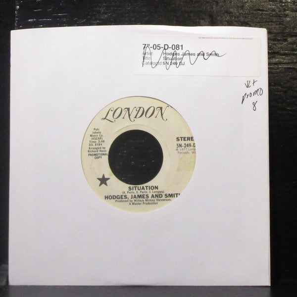Hodges, James & Smith - Situation 7" VG+ Promo Vinyl 45 London 5N-249-DJ USA - Shuga Records