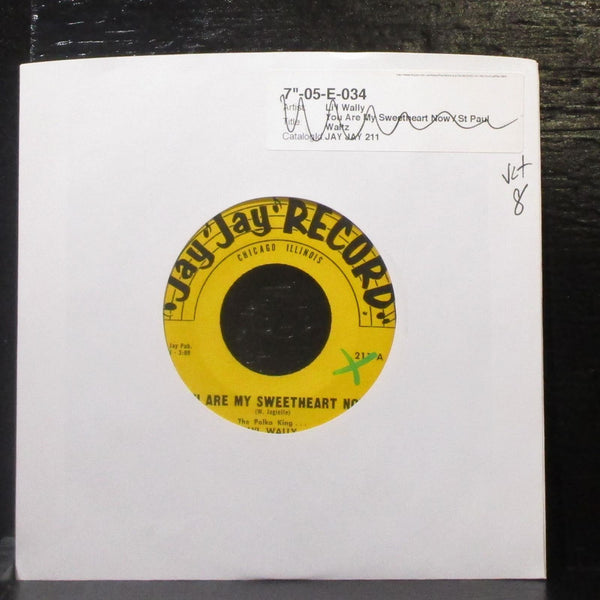 Li'l Wally & The Harmony Boys - You Are My Sweetheart Now 7" VG+ Vinyl 45 211 - Shuga Records