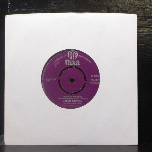 Lonnie Donegan - Tom Dooley / Rock O' My Soul 7" VG+ Vinyl 45 Pye Nixa 7N.15172 - Shuga Records