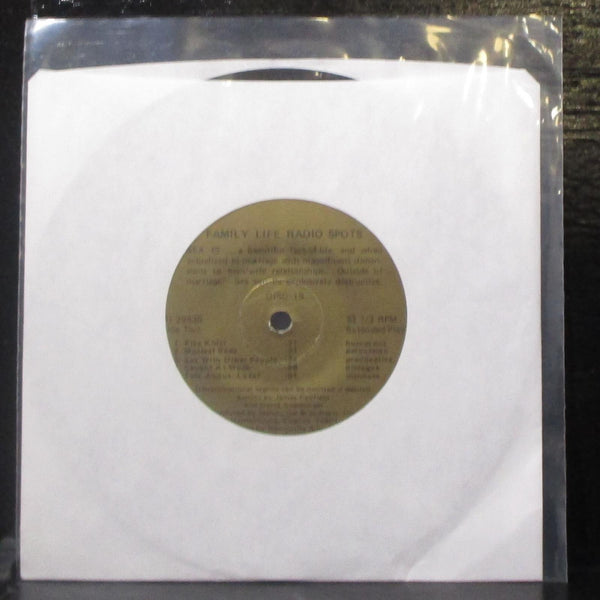 Mennonite Church - Family Life Radio Spots - Disc 19 7" VG+ Vinyl 33 RI 2943 USA - Shuga Records
