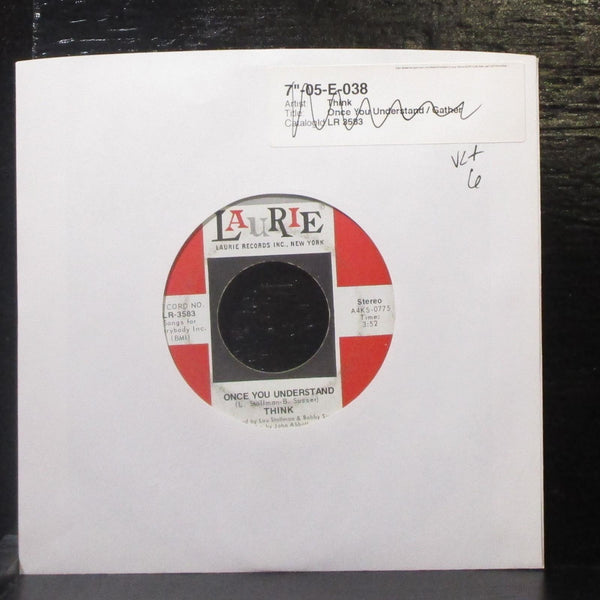 Think - Once You Understand / Gather 7" VG+ Vinyl 45 Laurie LR-3583 USA 1971 - Shuga Records