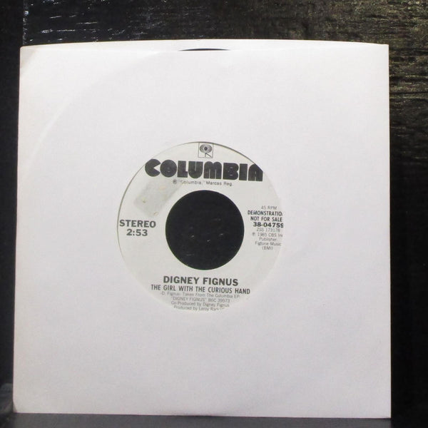 Digney Fignus - The Girl With The Curious Hand 7" VG+ Promo Vinyl 45 Columbia - Shuga Records