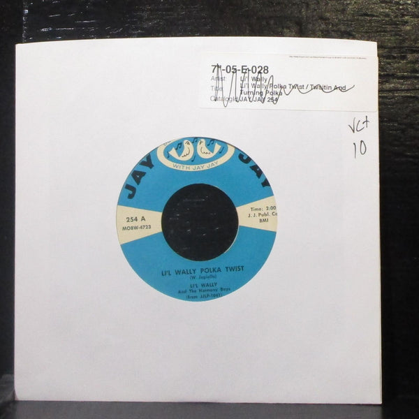 Li'l Wally - Li'l Wally Polka Twist / Twistin' & Turning Polka 7" VG+ Vinyl 45 - Shuga Records