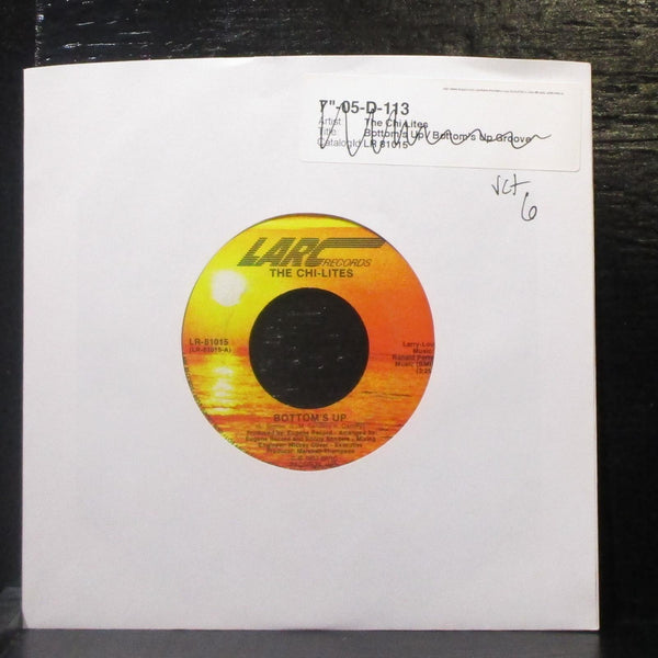 The Chi-Lites - Bottom's Up / Bottom's Up Groove 7" VG+ Vinyl 45 LARC LR-81015 - Shuga Records