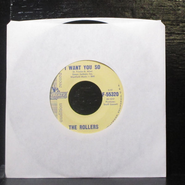 The Rollers - The Continental Walk / I Want You So 7" VG+ Promo Vinyl 45 Liberty - Shuga Records