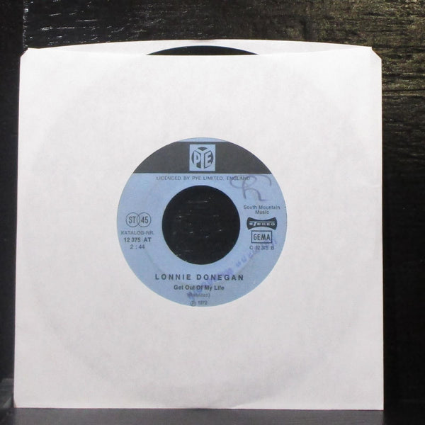 Lonnie Donegan - Speak To The Sky / Get Out Of My Life 7" VG Vinyl 45 Germany - Shuga Records