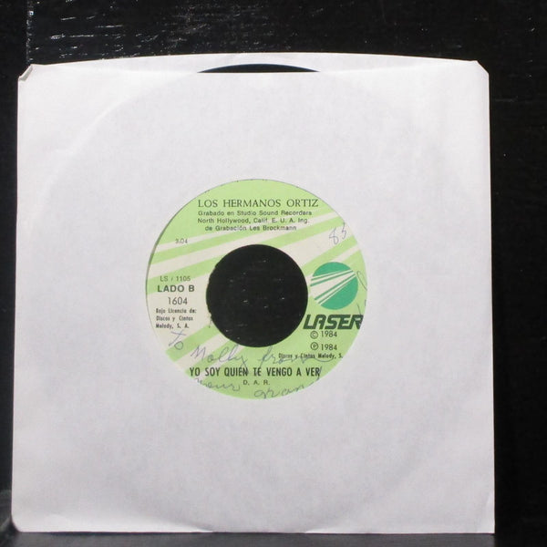 Los Hermanos Ortiz - El Buey De La Barranca 7" VG+ Vinyl 45 Laser 1604 Guatemala - Shuga Records