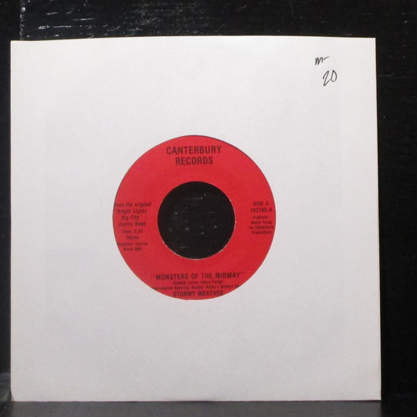 Stormy Weather - Monsters Of The Midway 7" Mint- Vinyl 45 Canterbury 102785 - Shuga Records