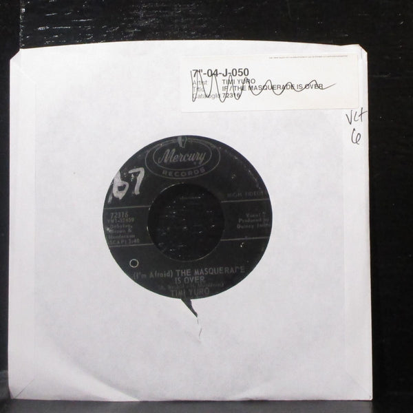 Timi Yuro - If / The Masquerade Is Over 7" VG+ Vinyl 45 Mercury 72316 USA 1964 - Shuga Records