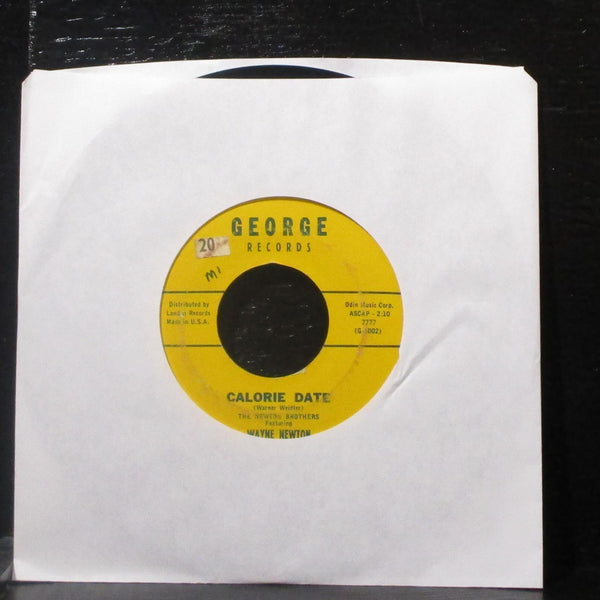 Wayne Newton - The Little White Cloud That Cried / Calorie Date 7" VG Vinyl 45 - Shuga Records