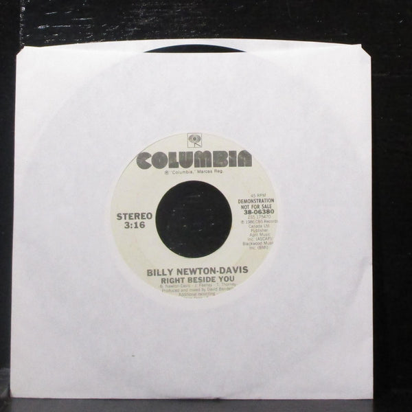 Billy Newton-Davis - Right Beside You 7" VG Vinyl 45 Columbia 38-06380 Canada - Shuga Records