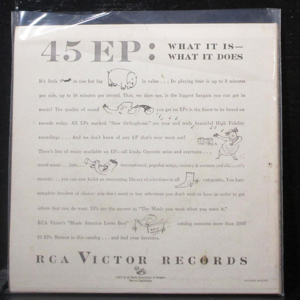 Melachrino Strings - Music To Help You Sleep EP 7" Mint- Vinyl 45 RCA EPB 1006 - Shuga Records