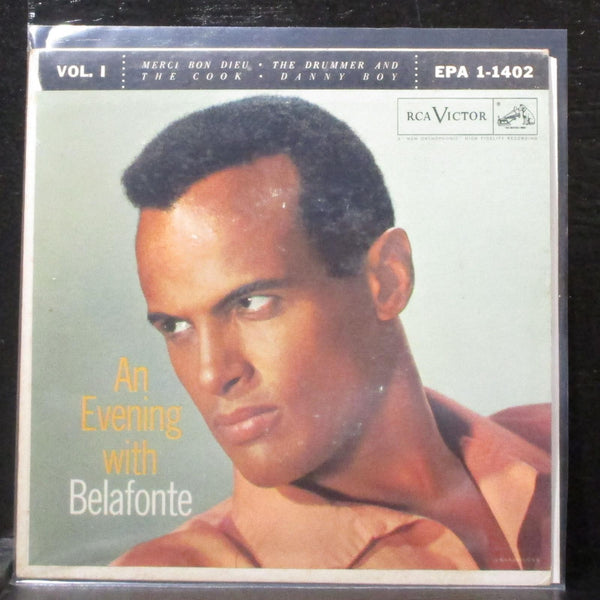 Harry Belafonte - An Evening With Belafonte, Vol. 1 EP 7" VG+ Vinyl 45 RCA USA - Shuga Records