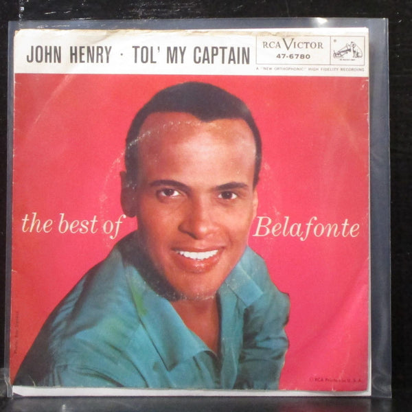 Harry Belafonte - Tol' My Captain / John Henry 7" VG+ Vinyl 45 RCA 47-6780 USA - Shuga Records